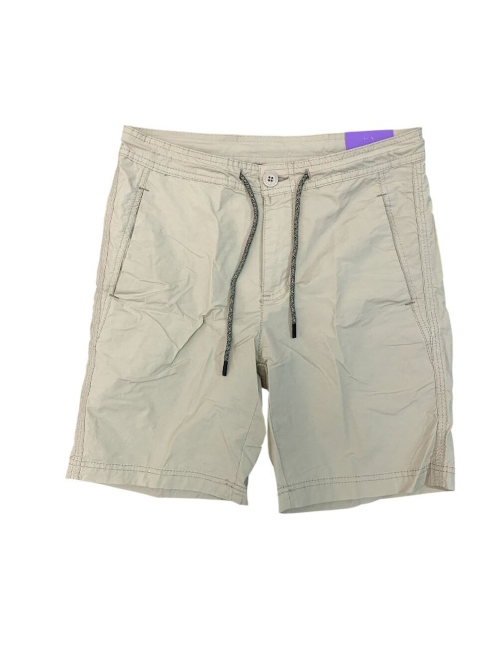 NWT Unionbay Khaki Men's 30 Beige Shorts Drawstring Waist Casual